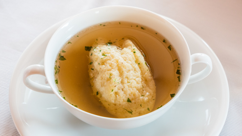 consommé with fish