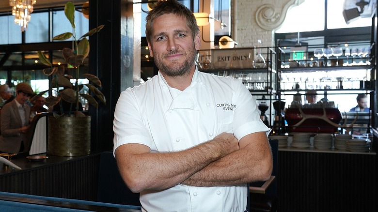 chef Curtis Stone at the opening of Gwen's