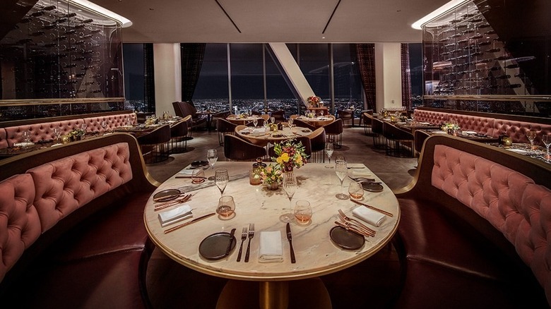 booths and tables at La Boucherie