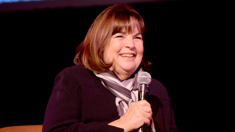 Ina Garten smiling on stage