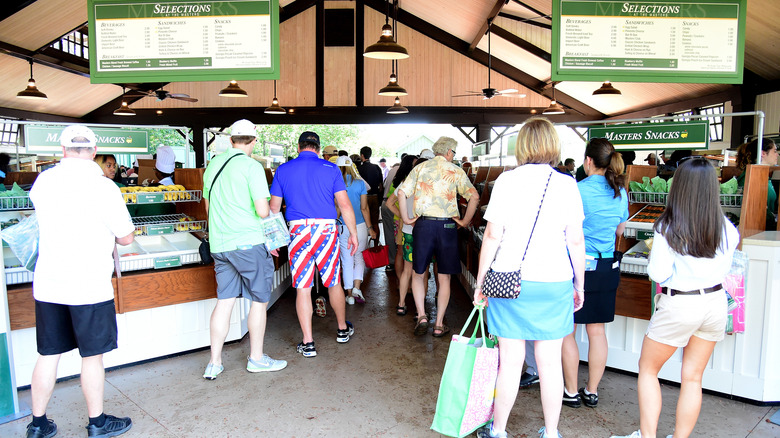 Masters concession stand
