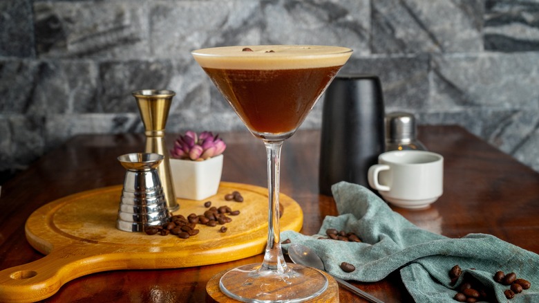 ingedients for an espresso martini