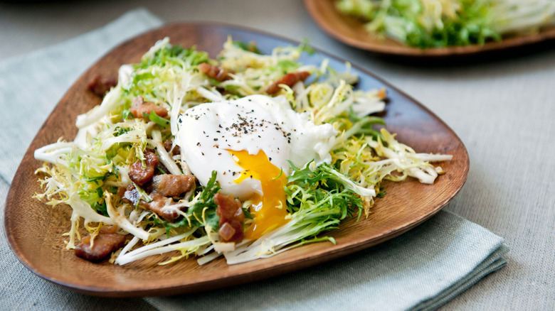 Bowl of Lyonnaise salad