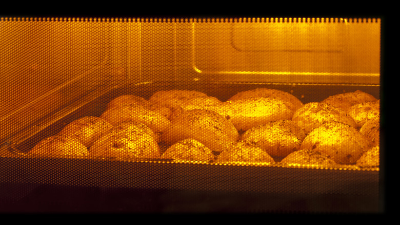 potatoes in oven