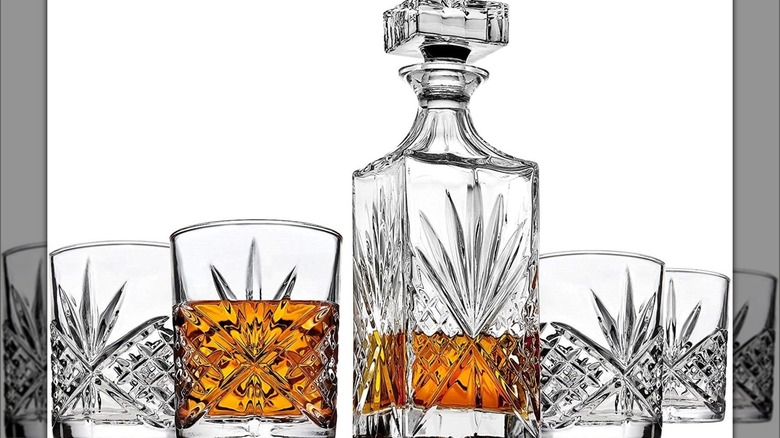 Godinger Dublin Crystal Decanter Set