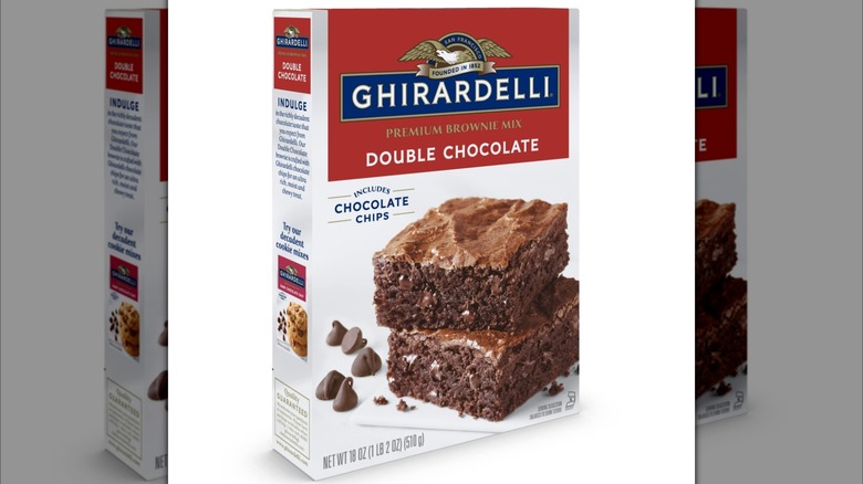 Ghirardelli double chocolate brownie mix