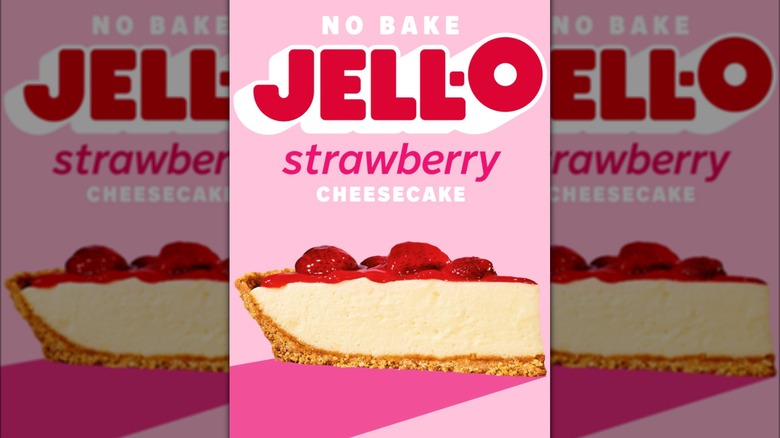 Jell-O no-bake strawberry cheesecake mix