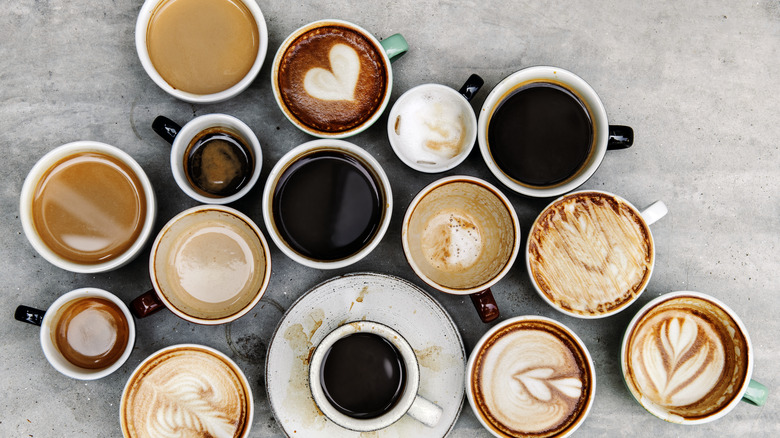 various coffees