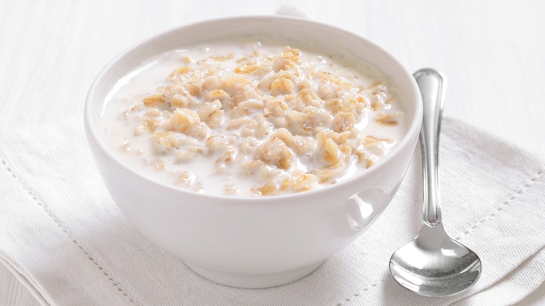 oatmeal porridge in a bowl