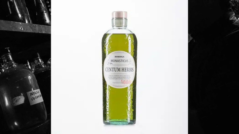 bottle of bordiga centum herbis 
