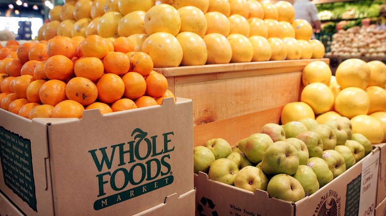 Citrus and pears at Whole Foods