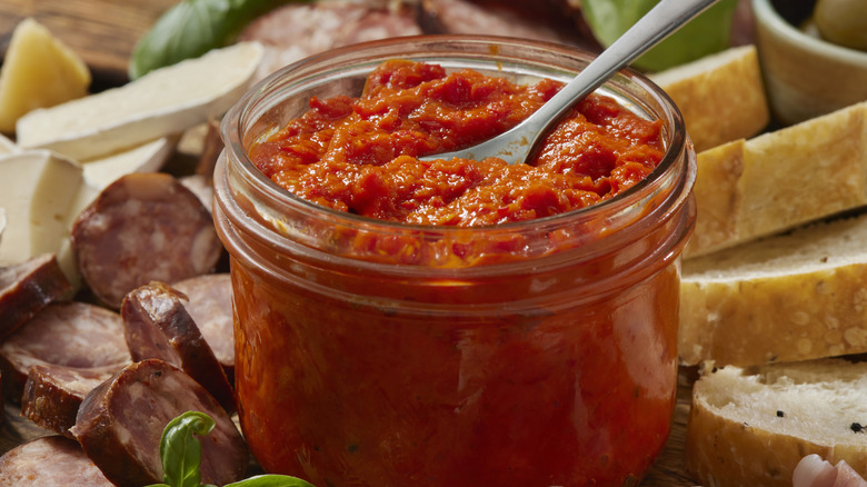 jar of tomato jam