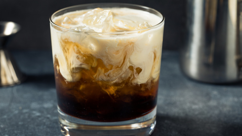 White Russian in a short glass