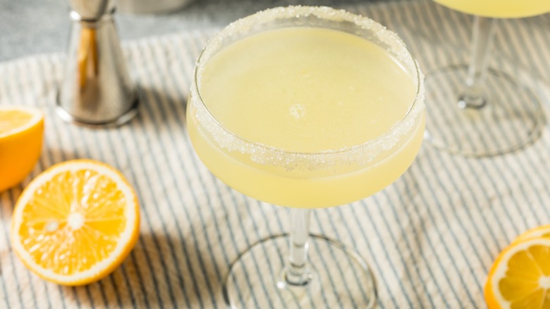 Lemon drop with meyer lemons