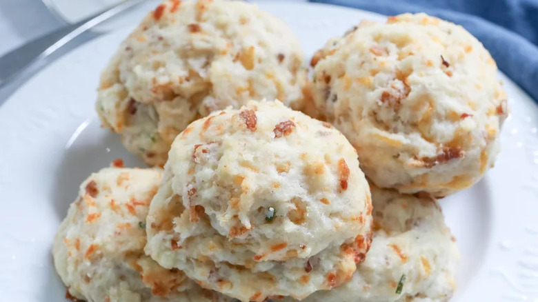 Bacon-Cheddar Drop Biscuit