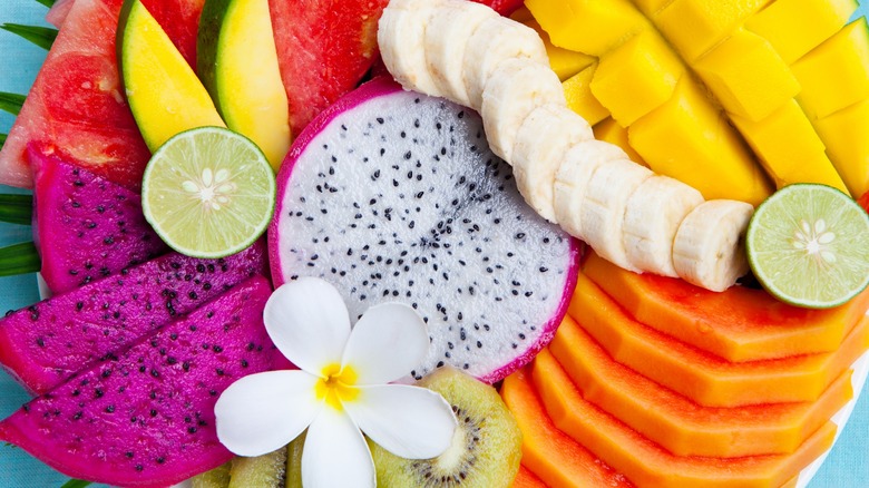 Tropical fruit platter