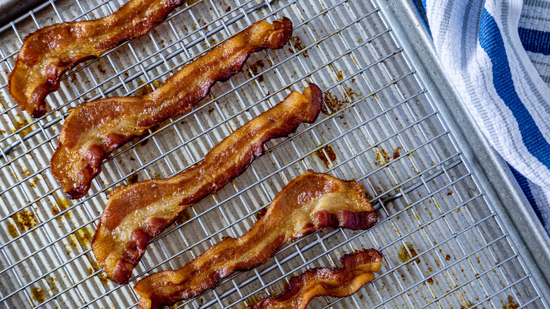 bacon on a sheet pan