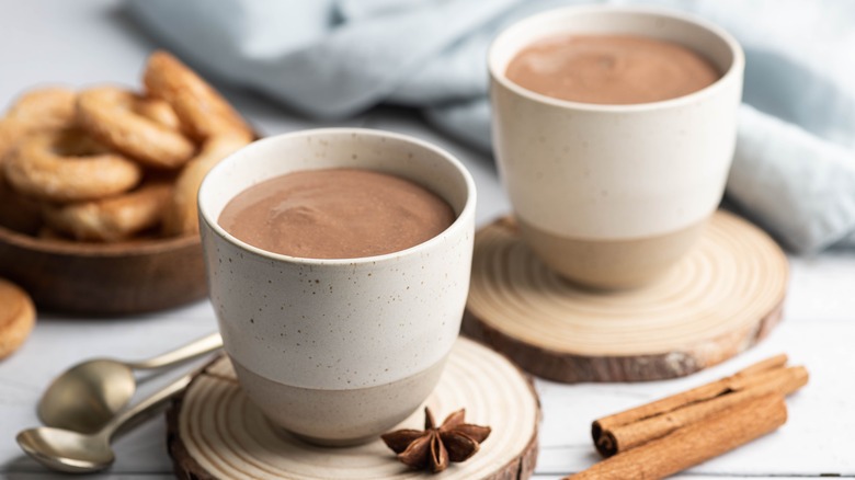 cups of mexican hot chocolate