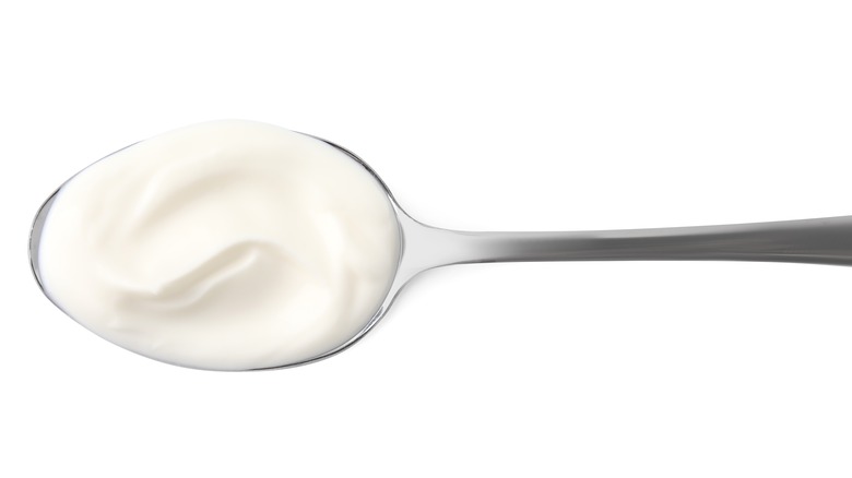 Spoonful of sour cream