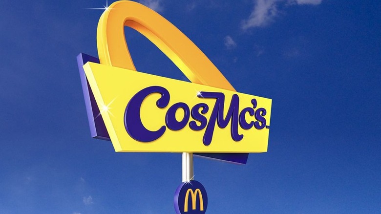 New McDonald's CosMc's franchise sign