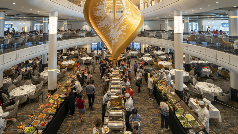 cruise ship formal dining room