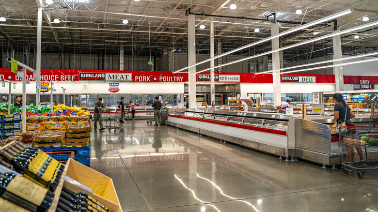 Inside Costco grocery section