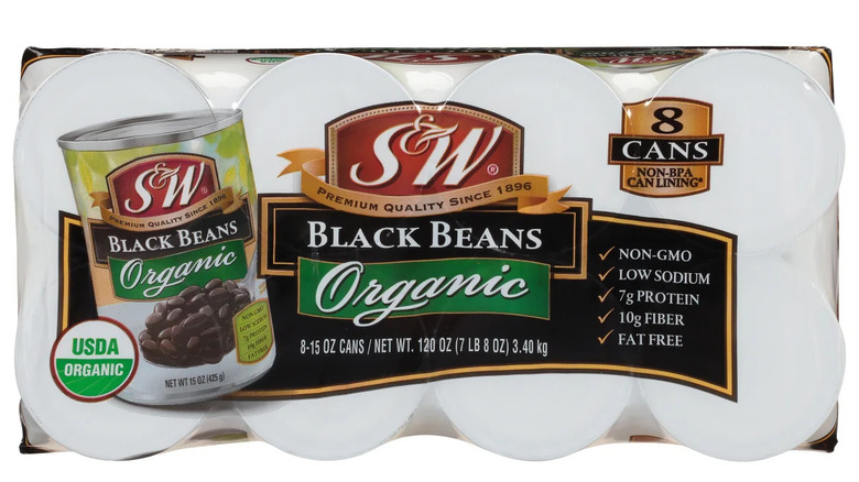 Case of S&W black beans