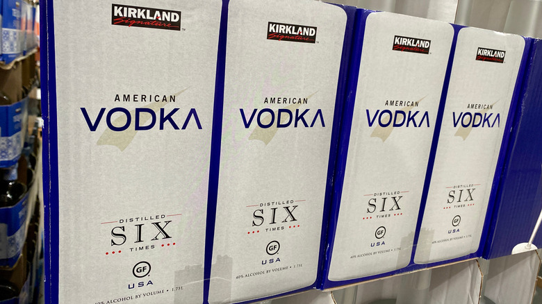 Cases of Kirkland Signature American Vodka