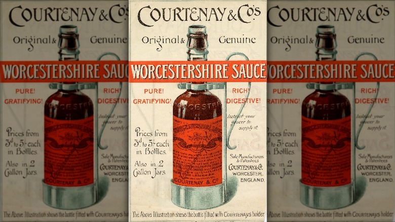 Old advertisement for Worcestershire sauce