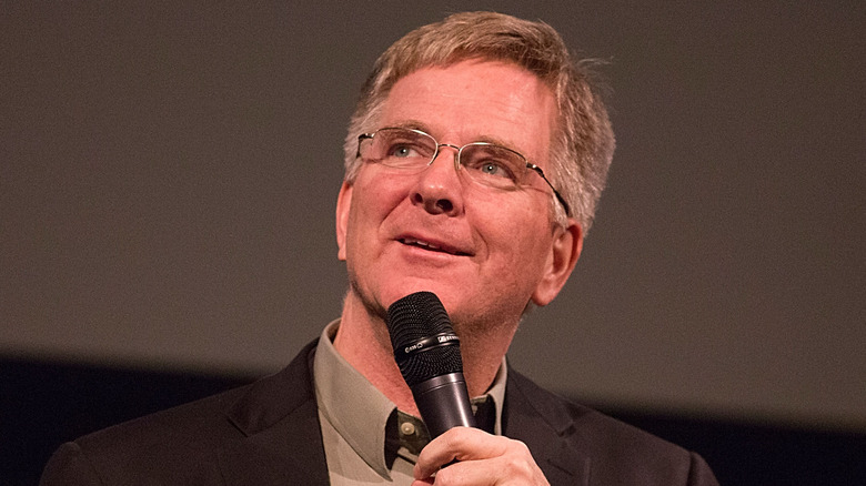 Rick Steves speaking at Paramount Theatre in Texas