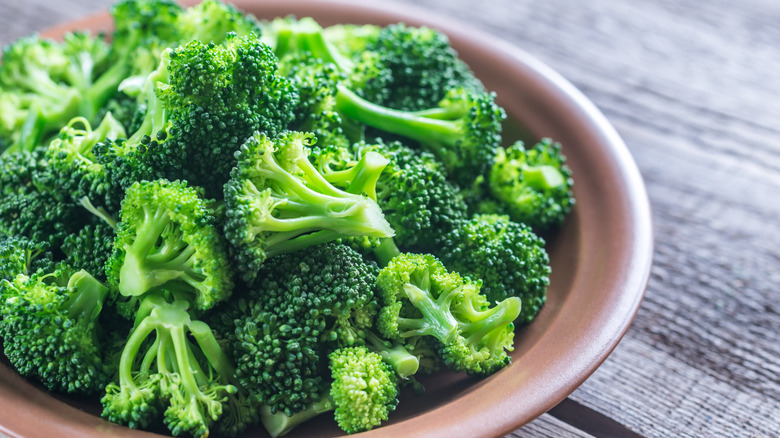 cooked broccoli chopped into florets