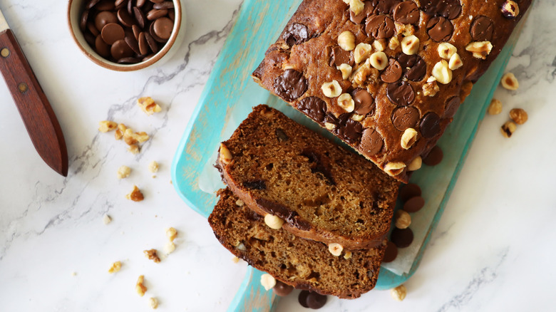 Chocolate chip banana bread