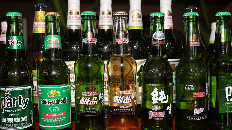 Selection of Chinese beers