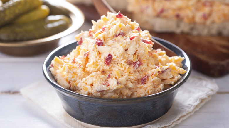 bowl of pimento cheese