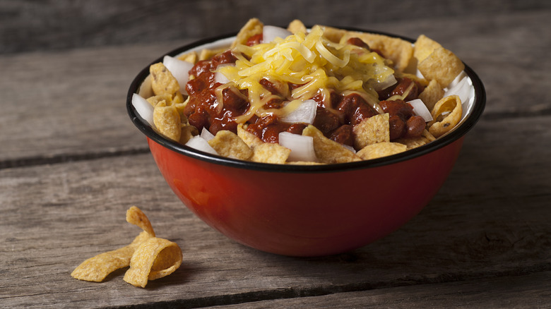 Bowl of Frito pie