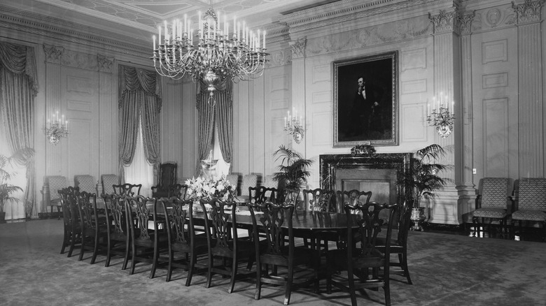 White House dining room 1940s