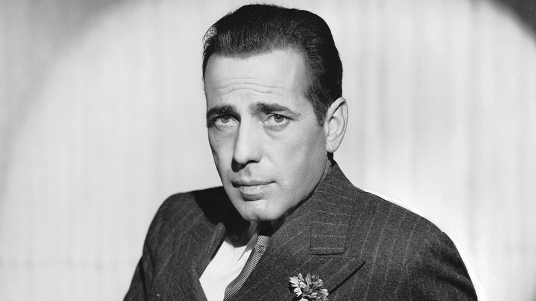 Humphrey Bogart in a suit