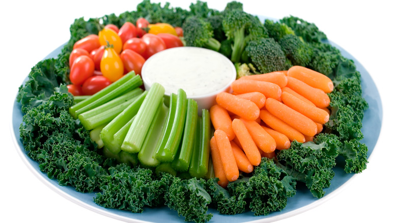 Crudités with dip