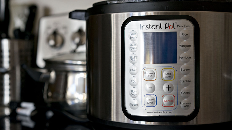 instant pot in kitchen