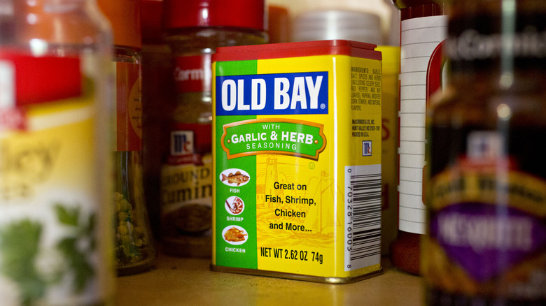 Old Bay Seasoning in pantry