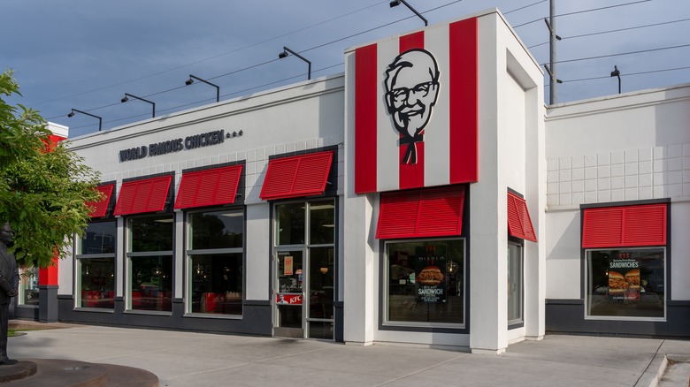 KFC restaurant exterior