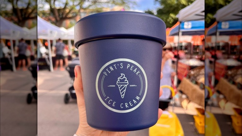 Pint's Peak branded ice cream canteen