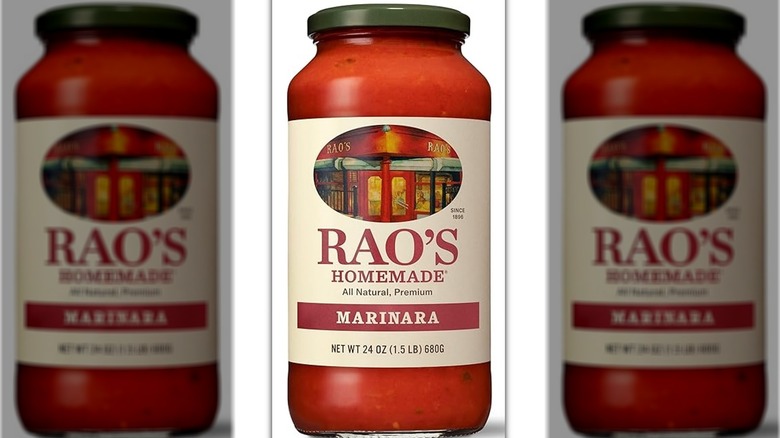 jar of Rao's marinara sauce