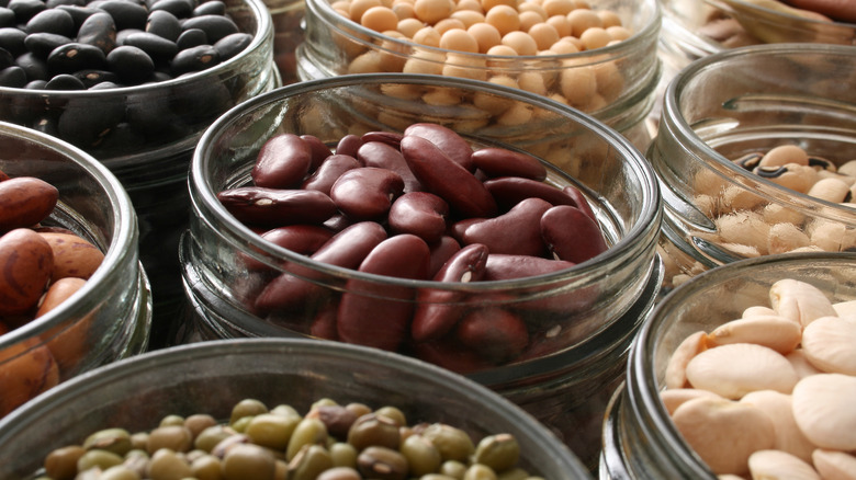 jars of beans
