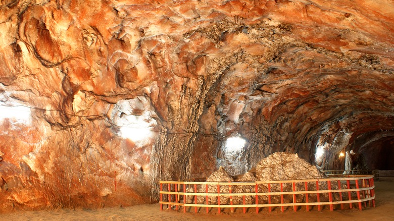 Khewra salt mine in Pakistan