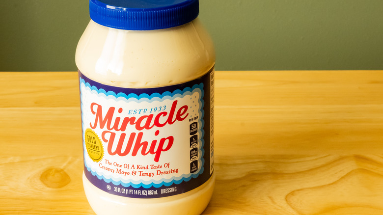 jar of miracle whip