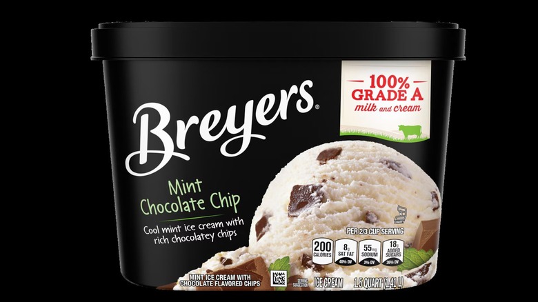 Breyers Mint Chocolate Chip Ice Cream