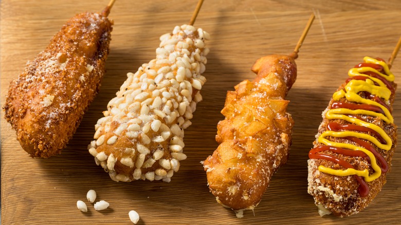 Korean corn dog variety