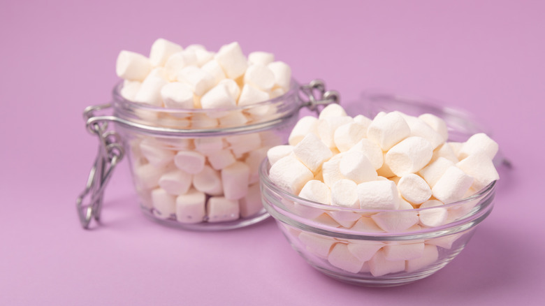 Bowls of marshmallows