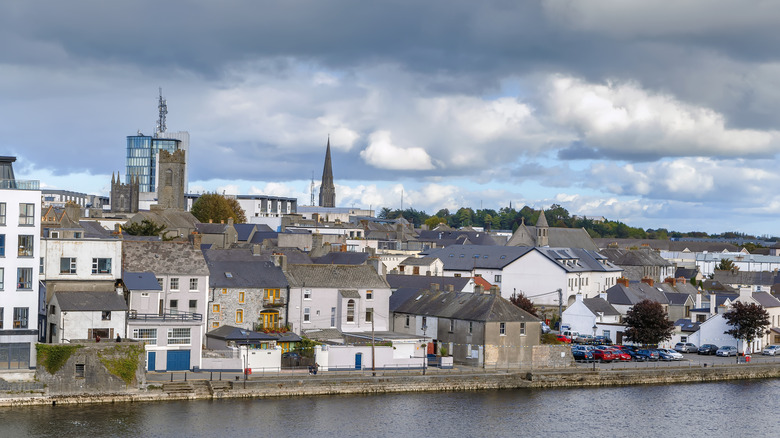 Town of Athlone on the river Shannon